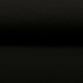 Woven Wool Coat Ribbed Fabric Black