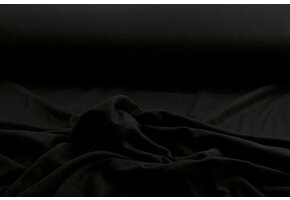 Woven Wool Coat Fabric Black