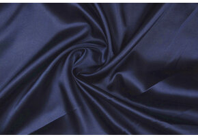 Poly Satin Marineblau