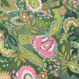 Crepe Bedrukt Alango Groen