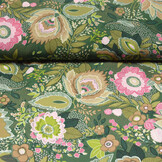 Crepe Printed Alango Green