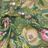 Crepe Printed Alango Green