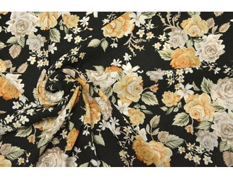 Crepe Printed Morani Black