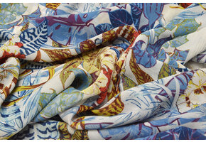 Chiffon Makhasi Blauw