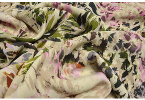 Crepe Bedrukt Carello Multi-3