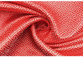Brocade Kwadru Red