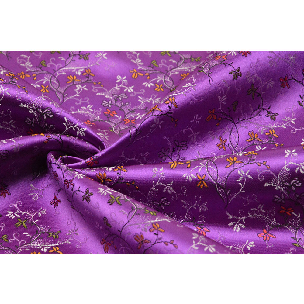 Brokat Palesa Lila YES Fabrics