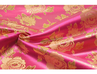 Brokat Kvetina Fuchsia