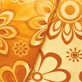 Brokat Filana Orange Gold