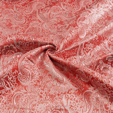 Brocade Whakangaro Red Silver