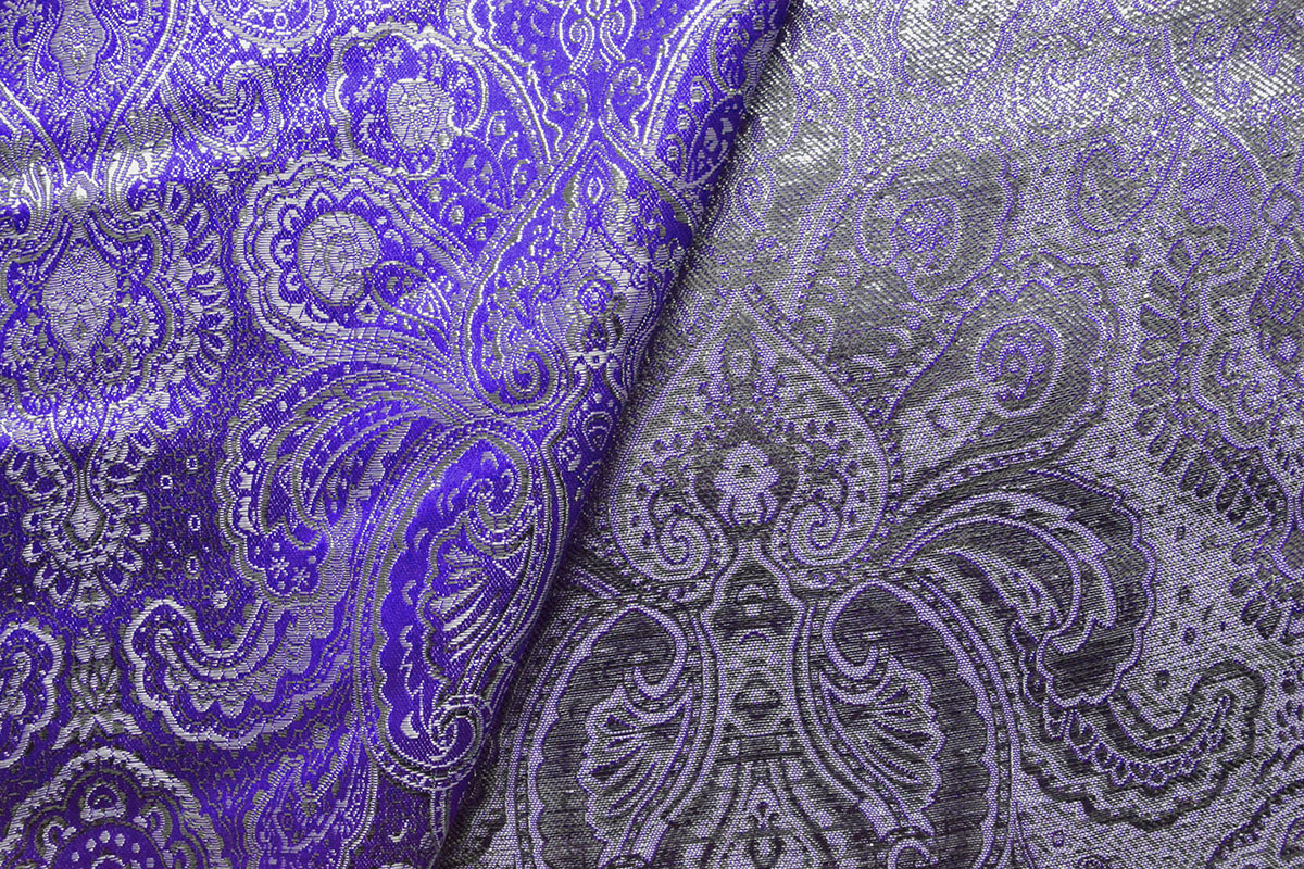 Brokaat Whakangaro Blauw Zilver