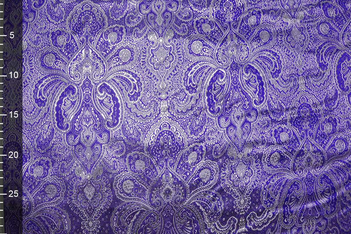 Brokaat Whakangaro Blauw Zilver