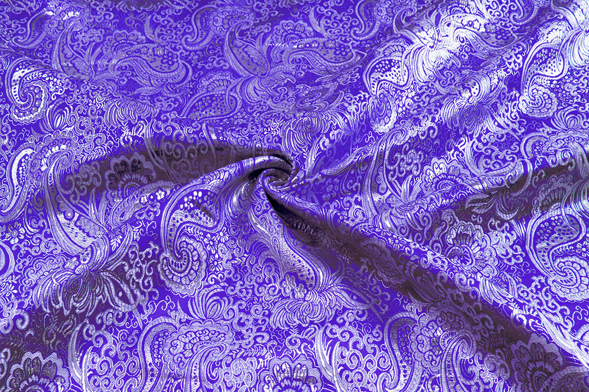 Brokaat Whakangaro Blauw Zilver