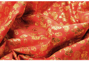 Brocade Carita Red