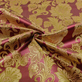 Brokaat Jamdani Bordeaux