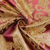Brokaat Jamdani Bordeaux