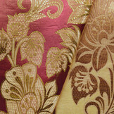 Brokat Jamdani Bordeaux