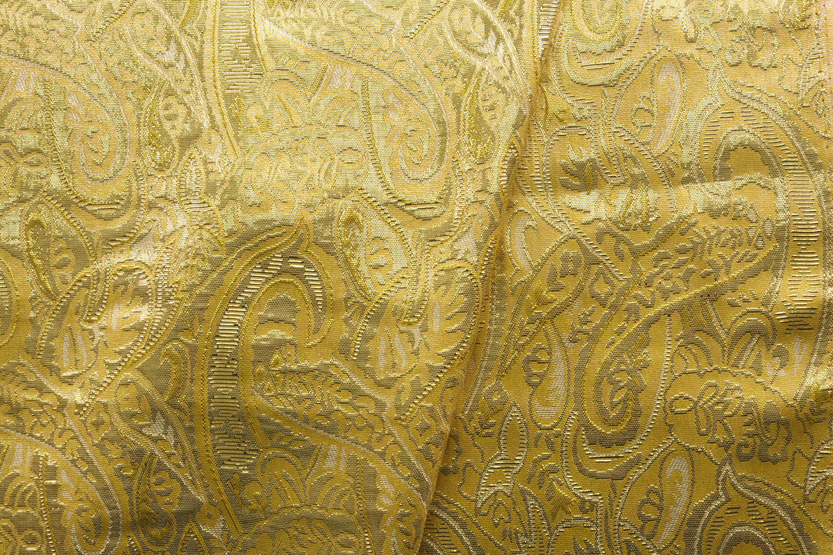 Brokaat Mogau Geel Goud