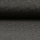 Sweatstoff Fleece Schwarz Grau