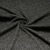 Sweatstoff Fleece Schwarz Grau