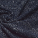 Jersey Silver Drop Twinkle Navy Blue Melange