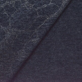 Jersey Silver Drop Twinkle Marine Blauw Melange