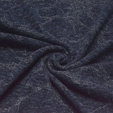 Jersey Silver Drop Twinkle Marine Blauw Melange