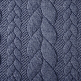 Gebreide kabel stof tricot Jeans