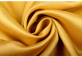 Crêpe Satin Ocher Gold