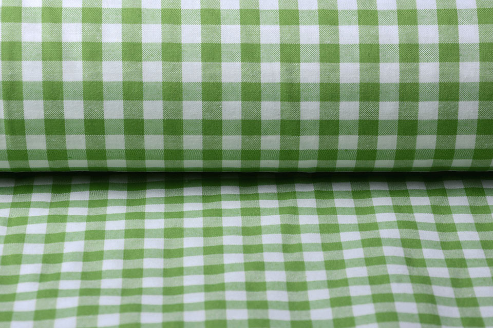 Gingham Check 8 mm Applegreen