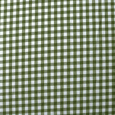 Gingham Check 8 mm Moss Green