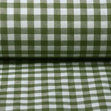 Gingham Check 8 mm Moss Green
