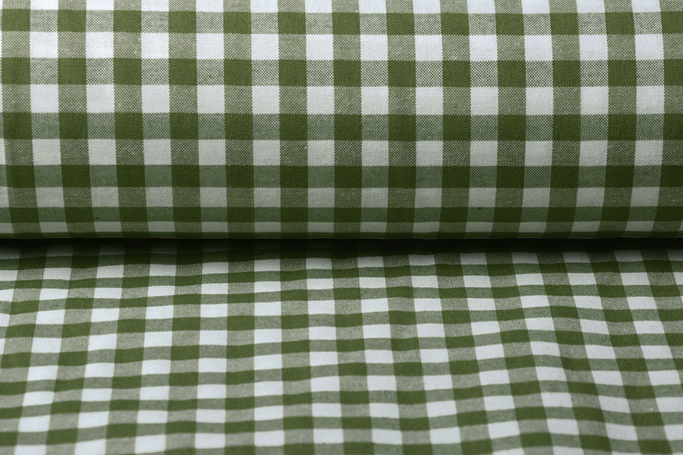 Boerenbont Ruit 8 mm Mosgroen