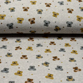 Jogging Alpenfleece Hond Grijs Melange