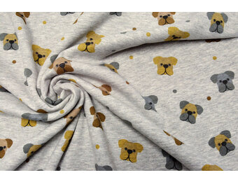 Jogging Alpenfleece Hond Grijs Melange