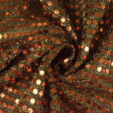 Pailletten op Lurex Roest brique
