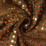 Pailletten op Lurex Roest brique