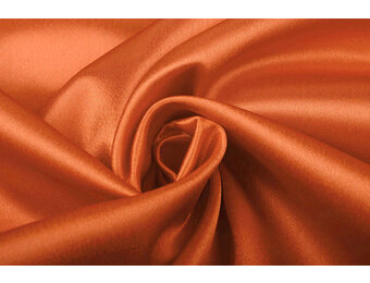 Krepp-Satin Rost Brique