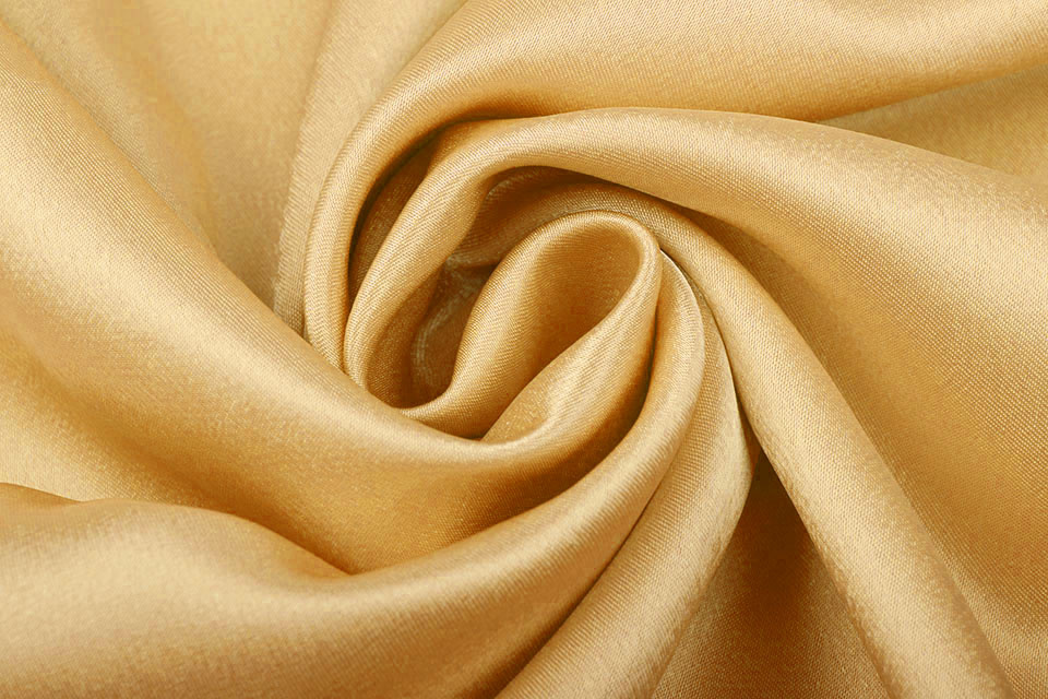 Crêpe Satin Mat gold YES Fabrics