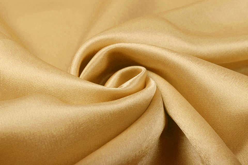 Krepp-Satin Mattgold
