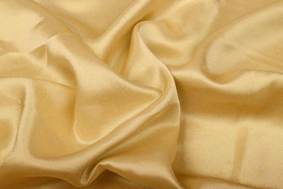 Krepp-Satin Mattgold