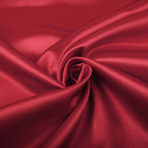 Crêpe Satin Wine Red