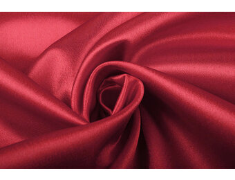 Krepp-Satin Weinrot