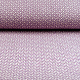 Woven Woolen Fabric ZigZag Check Lilac