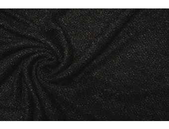 Fancy Bouclé Schwarz