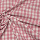 Gingham Check 8 mm Old Pink