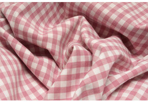 Boerenbont Ruit 8 mm Oud Roze