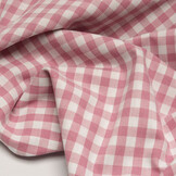 Gingham Check 8 mm Old Pink