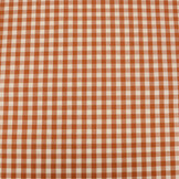 Gingham Check 8 mm Orange-Brique