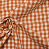 Bauern Karo 8 mm Orange-Brique